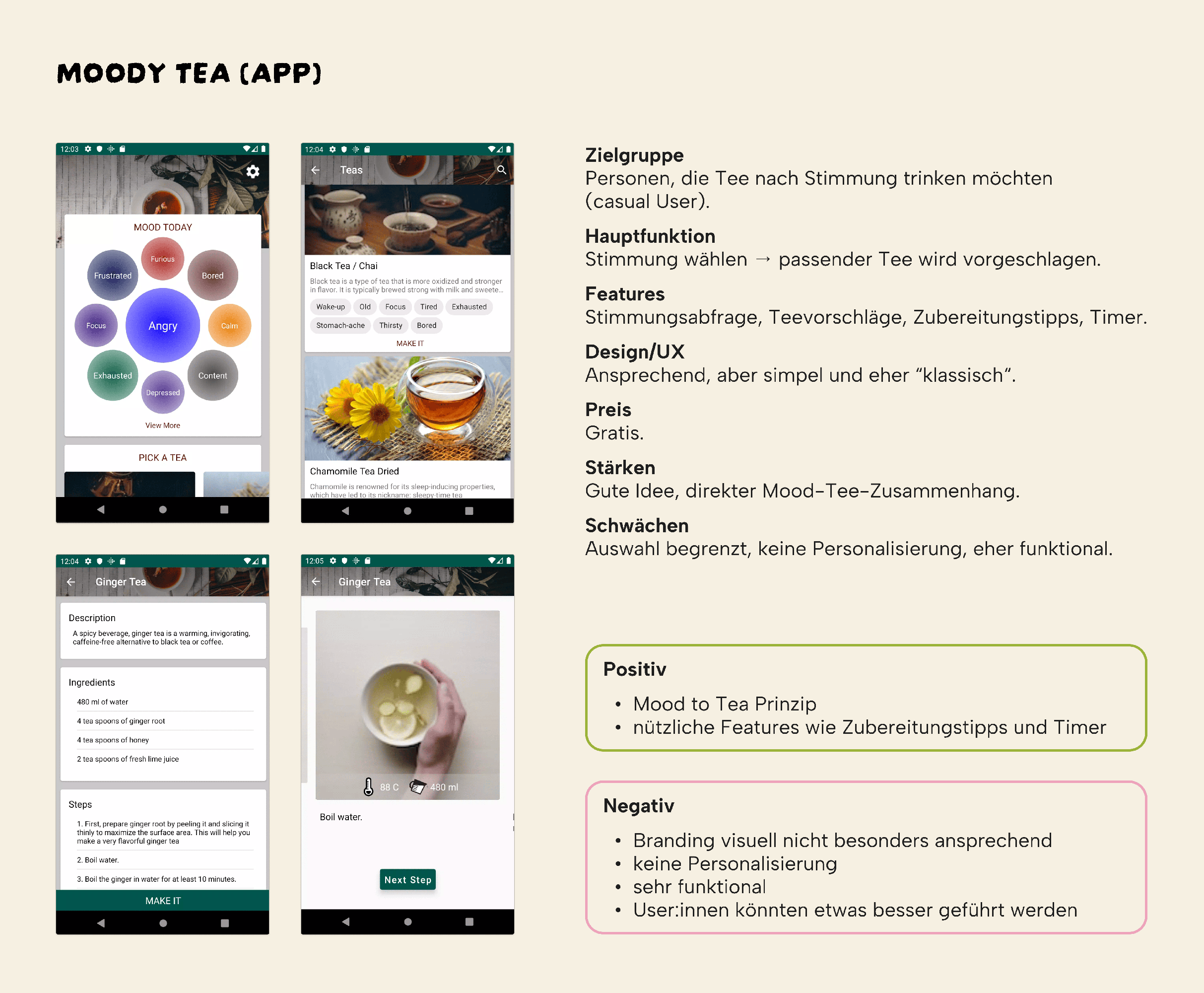 Recherche - Konkurrenzanalyse